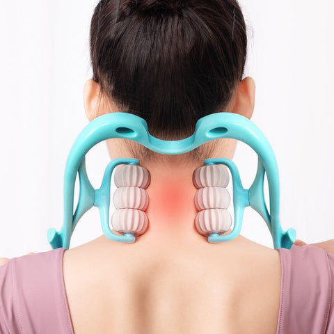 Six-Wheel Neck Massager Roller