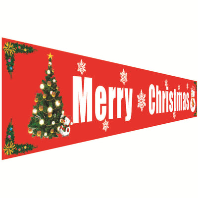 Christmas Curtain Banner Set