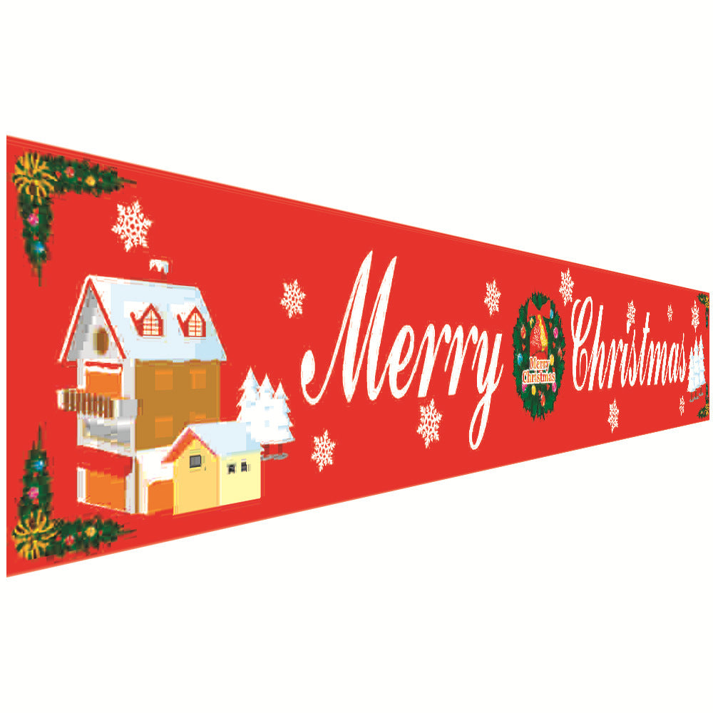 Christmas Curtain Banner Set
