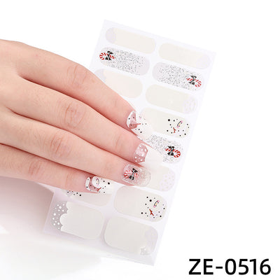 Luminous Halloween Series Christmas Nail Stickers