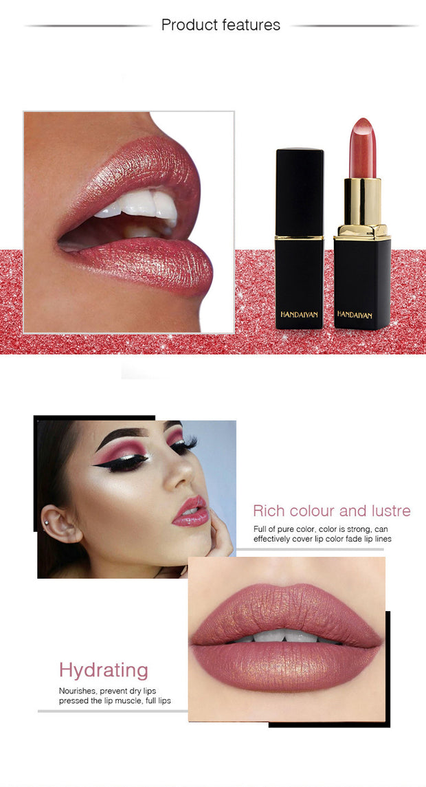 Metallic Color-Changing Lipstick