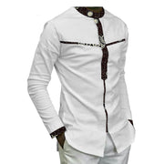 African Batik Cotton Men’s Top