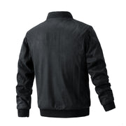 Suede Stand Collar Jacket