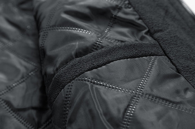 Suede Stand Collar Jacket