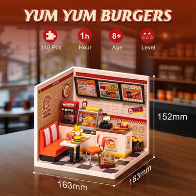 Yum Burgers Mini Dollhouse Kit