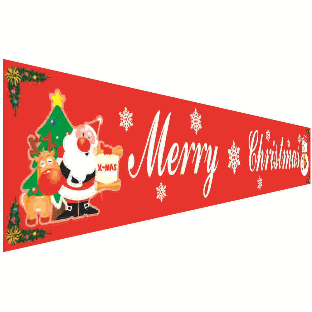 Christmas Curtain Banner Set