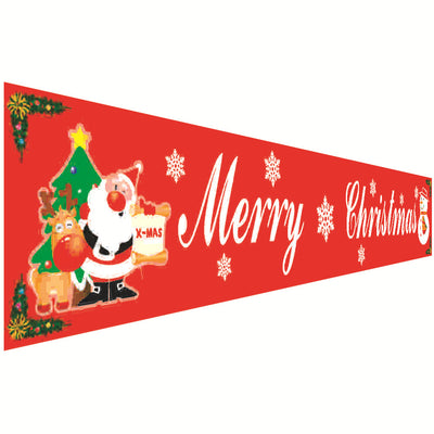 Christmas Curtain Banner Set