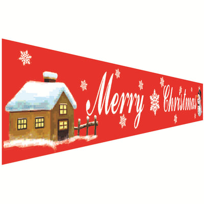 Christmas Curtain Banner Set