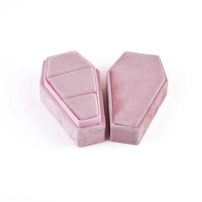 Velvet Coffin Jewelry Box