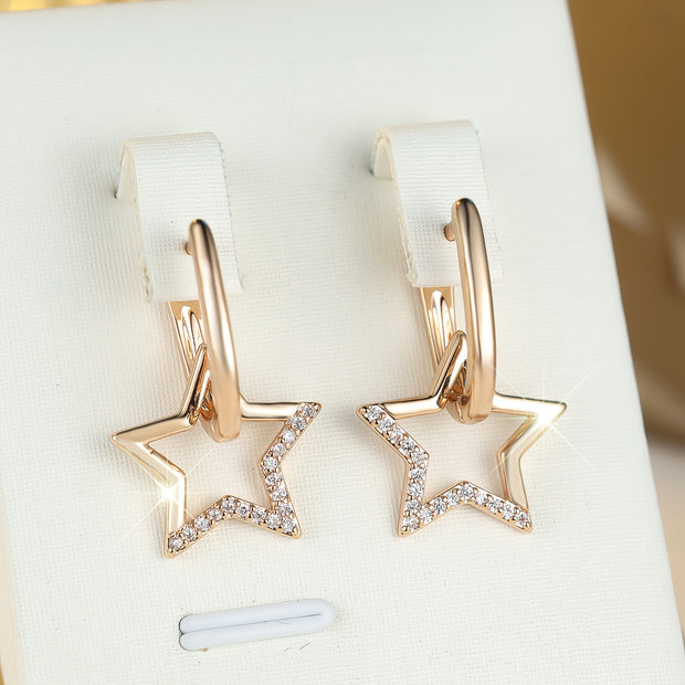 Star Diamond Ear Clip
