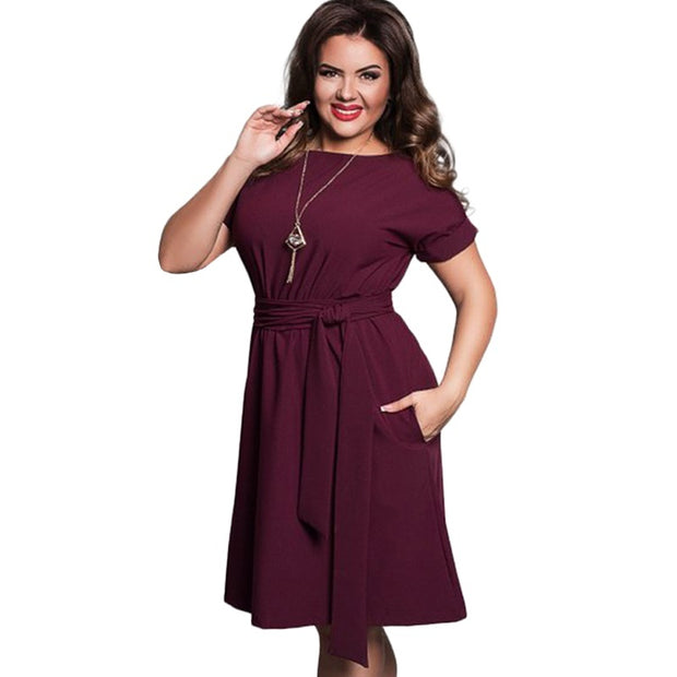 Plus Size Elegant Women’s Dress