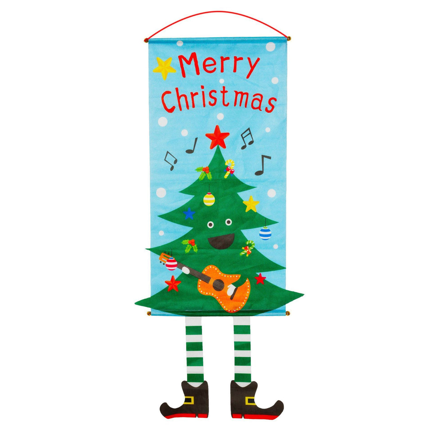 Christmas Curtain Banner Set