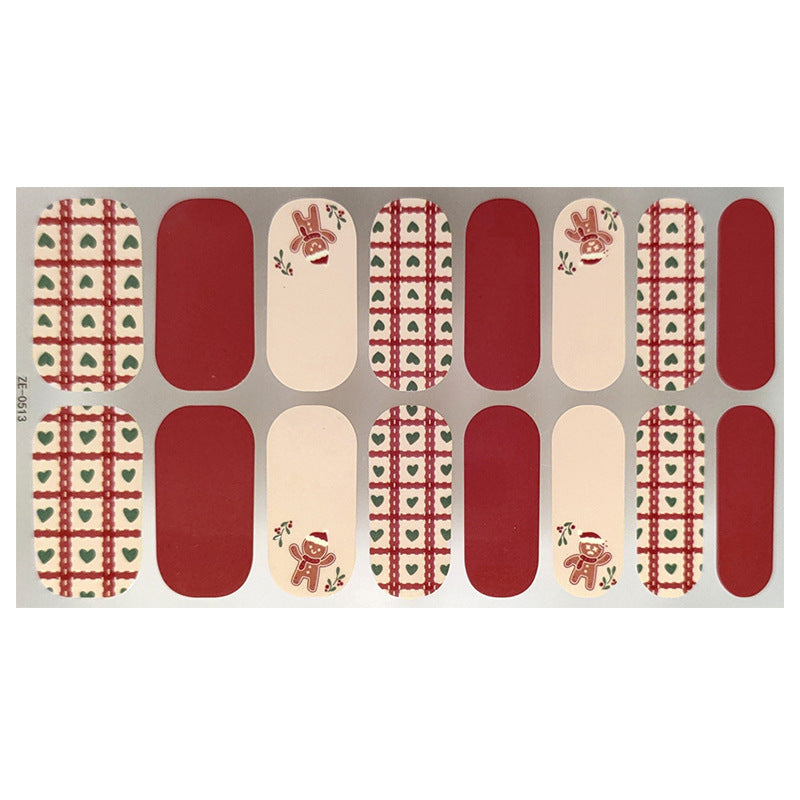 Luminous Halloween Series Christmas Nail Stickers