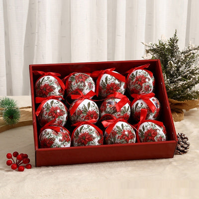 Printed Christmas Tree Ornament Balls
