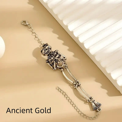 Exaggerated Skull Halloween Bracelet