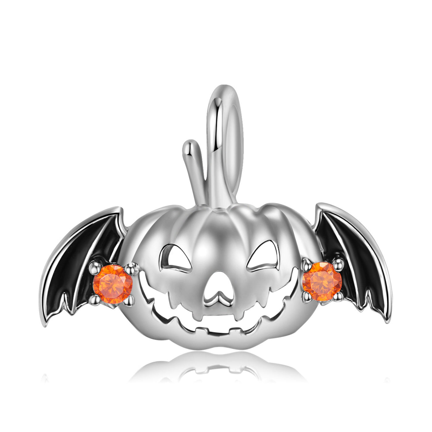 Sterling Silver Pumpkin Necklace