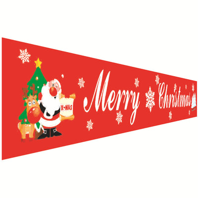 Christmas Curtain Banner Set