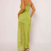 Lace Sheer Bodycon Dress