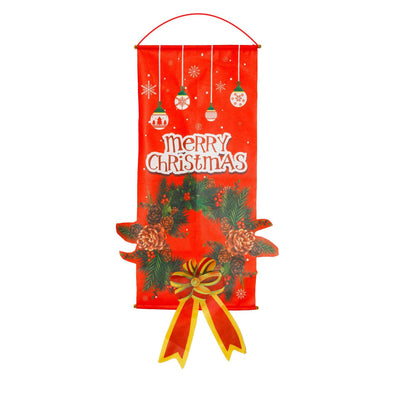 Christmas Curtain Banner Set