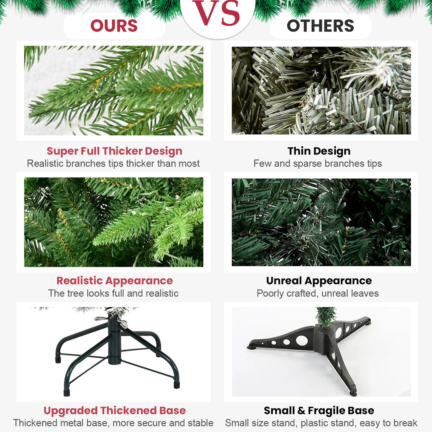 Green PVC Christmas Tree