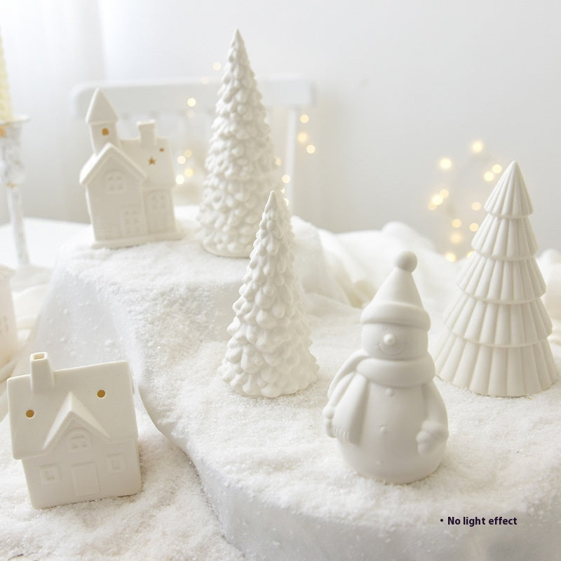 Luminous Ceramic Christmas House