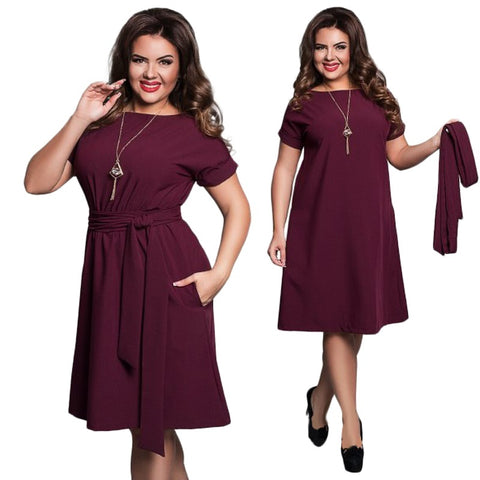 Plus Size Elegant Women’s Dress