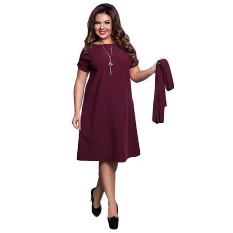 Plus Size Elegant Women’s Dress