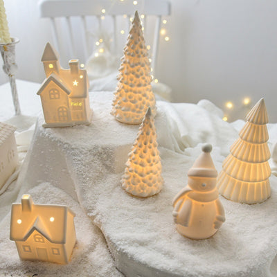 Luminous Ceramic Christmas House