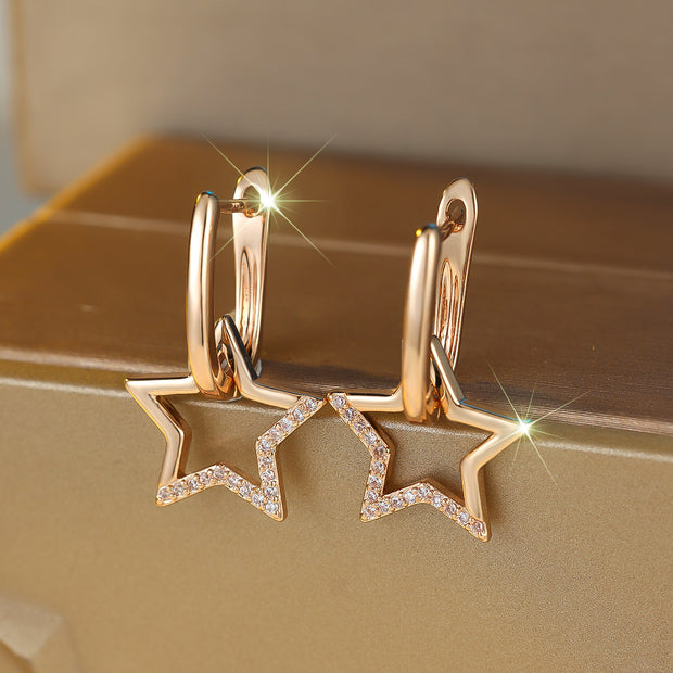 Star Diamond Ear Clip