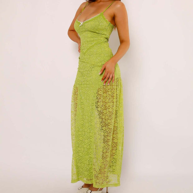 Lace Sheer Bodycon Dress