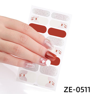 Luminous Halloween Series Christmas Nail Stickers