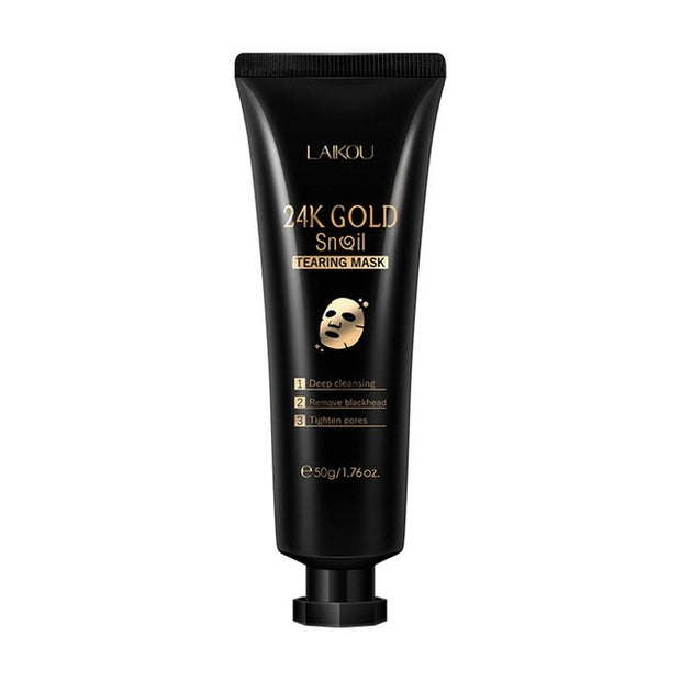 Gold Foil Snail Face Mask