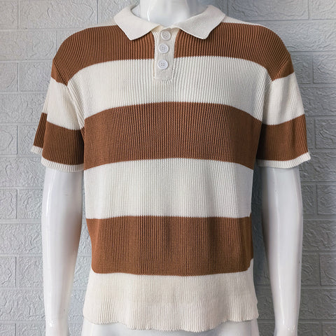 Men’s Summer Lapel Sweater