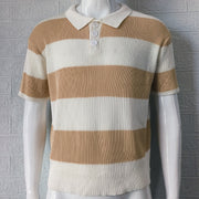 Men’s Summer Lapel Sweater