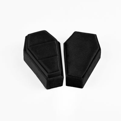 Velvet Coffin Jewelry Box