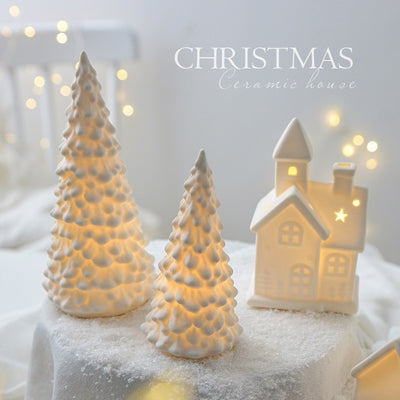 Luminous Ceramic Christmas House