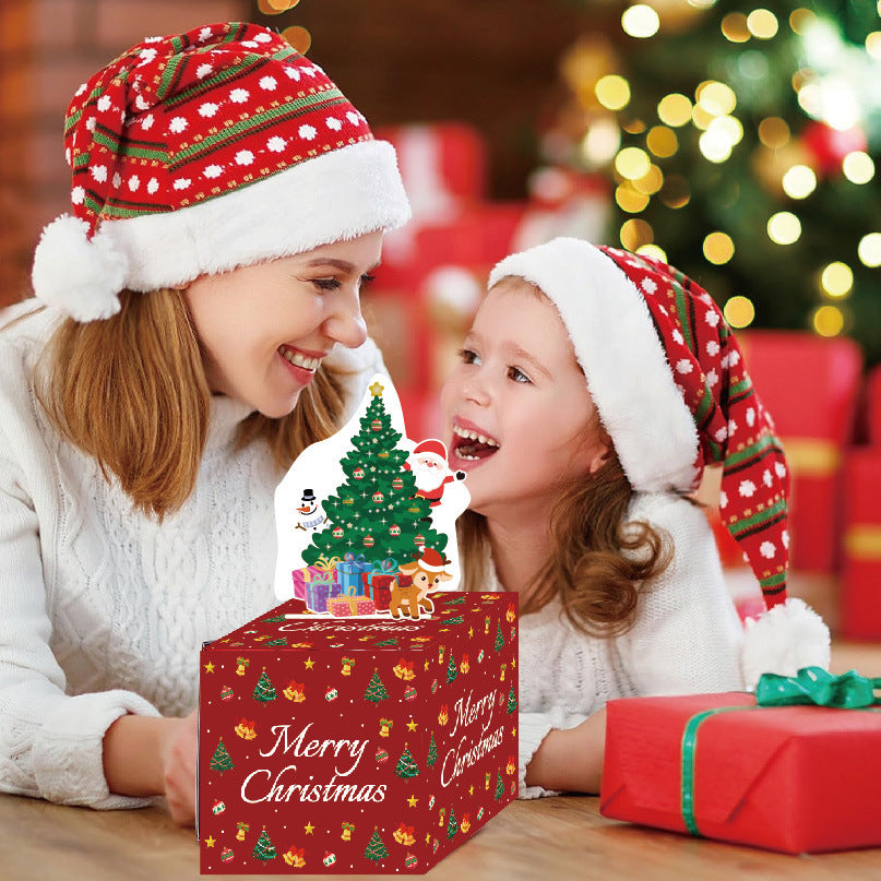 Red Christmas Money Box