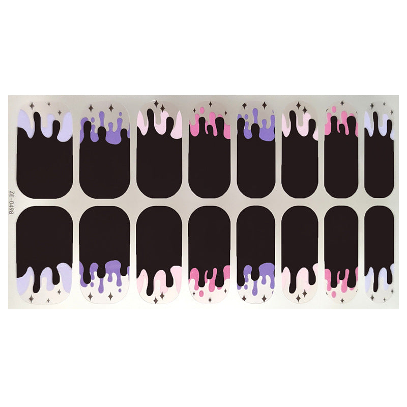 Luminous Halloween Series Christmas Nail Stickers