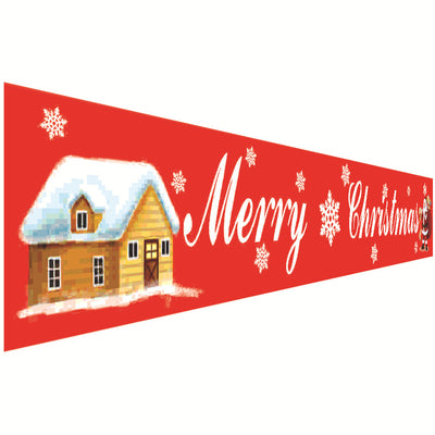 Christmas Curtain Banner Set