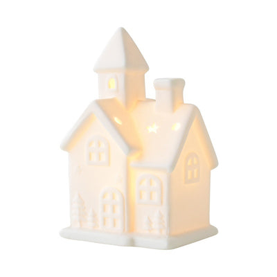 Luminous Ceramic Christmas House