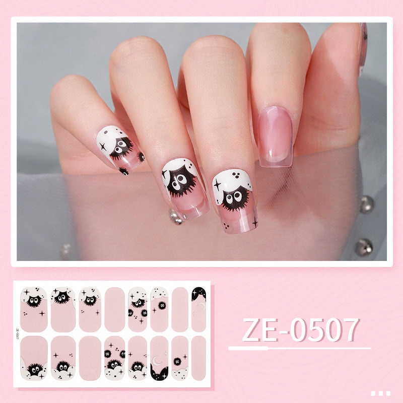 Luminous Halloween Series Christmas Nail Stickers