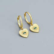 Sterling Silver Heart Studs
