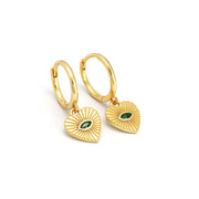 Sterling Silver Heart Studs