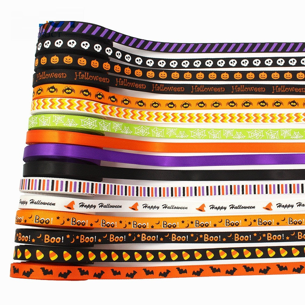 Halloween DIY Heat Transfer Ribbon