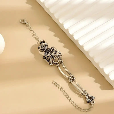 Exaggerated Skull Halloween Bracelet