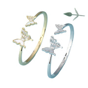 Shell Butterfly Charm Bracelet