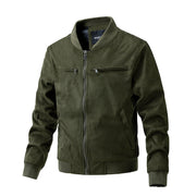Suede Stand Collar Jacket