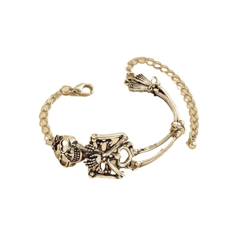Exaggerated Skull Halloween Bracelet