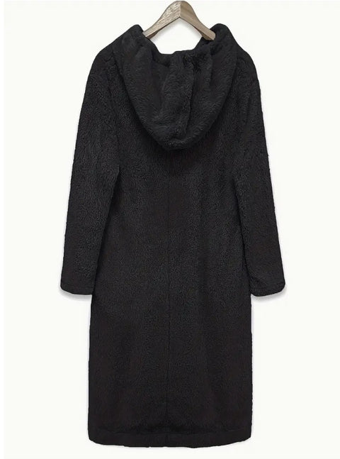 Cozy Fleece Hoodie Dress