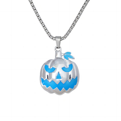 Luminous Pumpkin Ghost Necklace